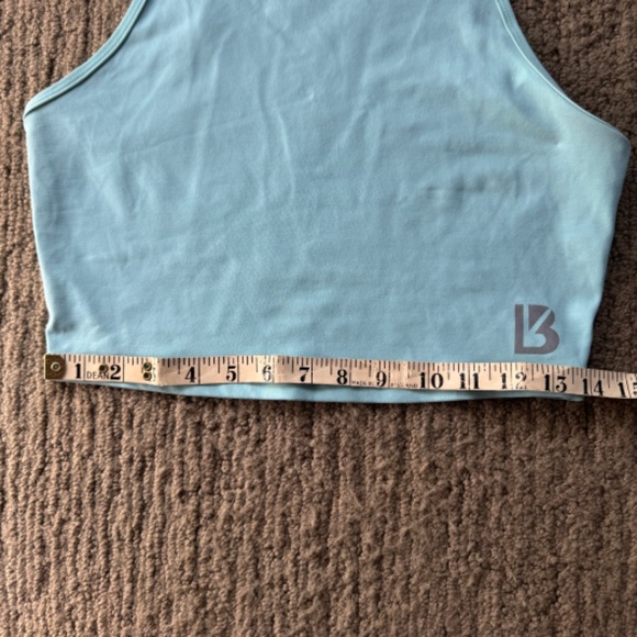 BuffBunny Teal Cropped Tank - Picture 5 of 8